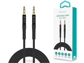 Devia 3,5 - 3,5 mm jack audio kábel 1 m-es vezetékkel - Devia Series iPure AUX Audio Cable - black