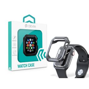   Devia Sport Series Apple Watch ütésálló védőtok - 45mm - fekete/átlátszó
