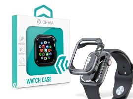 Apple Watch ütésálló védőtok - Devia Sport Series Shockproof Case For iWatch  - 41 mm - black/transparent