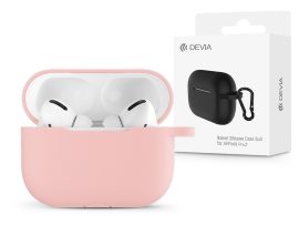 Devia szilikon tok AirPods Pro2 fülhallgatóhoz - Devia Silicone Case Suit For AirPods Pro2 - pink