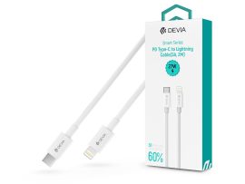 Devia USB Type-C - Lightning adat- és töltőkábel 2 m-es vezetékkel - Devia SmartSeries PD Type-C To Lightning Cable - 27W - fehér