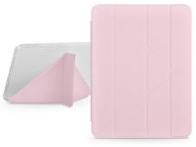   Apple iPad 10.2 (2019/2020/2021) tablet tok (Smart Case) on/off funkcióval,     Apple Pencil tartóval - Devia Gremlin Series Case With Pencil Slot - pink