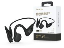   Devia Sport Bluetooth sztereó fülhallgató v5.0 microSD kártyaolvasóval - Devia  Kintone Series Run-A1 Sound Conduction Wireless Headset - fekete