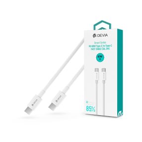   Devia Smart Series 60W Type-C/Type-C adat- és töltőkábel 2m - fehér