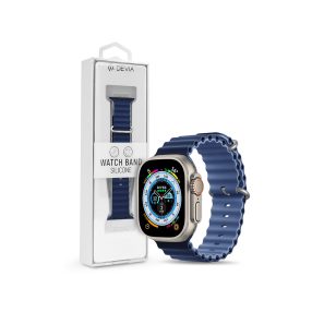   Devia Deluxe Series Sport6 Apple Watch szilikon sport szíj - 38/40/41mm - kék