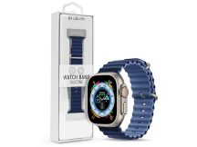   Apple Watch szilikon sport szíj - Deluxe Series Sport6 Silicone Two-tone Watch  Band - 42/44/45/49 mm - kék
