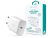 Devia Smart Series V2 20W PD hálózati gyorstöltő adapter Type-C - fehér