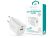 Devia Smart Series 30W GaN PD+QC hálózati gyorstöltő adapter USB+Type-C - fehér