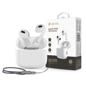 Devia Airbuds Pods3 Bluetooth sztereó headset - fehér