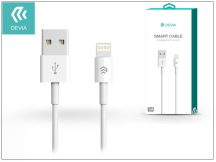   Apple iPhone Lightning USB töltő- és adatkábel 1 m-es vezetékkel - Devia Smart Cable Lightning - white