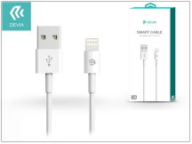   Devia USB - Lightning töltő- és adatkábel 1 m-es vezetékkel - Devia Smart Cable Lightning - fehér