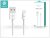Devia Smart Series USB/Lightning töltő- és adatkábel 1m - fehér