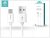 Devia Smart Series USB/Type-C adat- és töltőkábel 1m - fehér