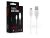 Maxlife 10W USB/Type-C adat- és töltőkábel 3m - fehér