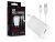 Maxlife MXTC-01 10W hálózati töltő adapter + USB/Type-C kábel 1m - fehér