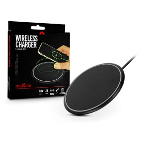   Maxlife MXWC-02 10 W Qi univerzális vezeték nélküli töltő - fekete