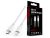 Maxlife MXUC-05 20W PD Type-C/Lightning adat- és töltőkábel 1m - fehér