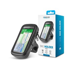   Forever BH-100XL por- és cseppálló telefontartó kerékpárra - max. 5,7 méret - fekete"