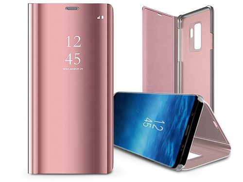 Haffner Smart Clear View Flip oldalra nyíló tok - Samsung SM-A546 Galaxy A54 5G - pink