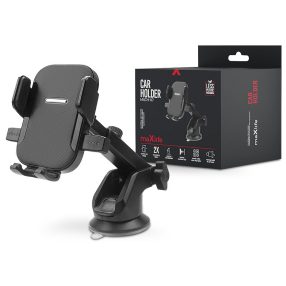   Maxlife MXCH-07 autós tartó műszerfalra/szélvédőre/szellőzőrácsba - fekete