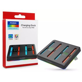   DOBE TNS-3160 Nintendo Switch 2 Joy-Con fekete RGB kontroller töltő állomás