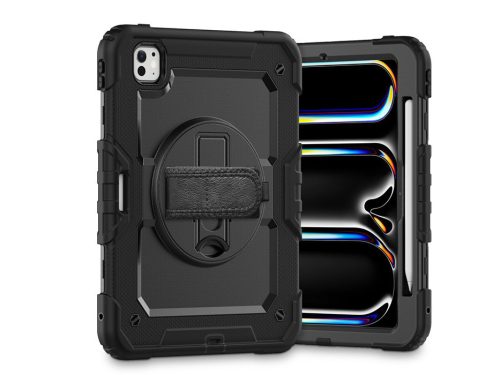 Tech-Protect Solid 360 ütésálló tok Apple iPad Pro 11 (2024) kijelzővédővel - fekete - ECO