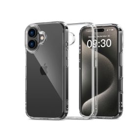   Tech-Protect FlexAir Hybrid szilikon tok - Apple iPhone 16 - átlátszó