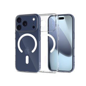   Tech-Protect FlexAir MagSafe szilikon tok - Apple iPhone 17 Pro Max - átlátszó