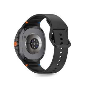   Tech-Protect - Samsung Galaxy Watch 8 / Classic szilikon szíj (40/44/46 mm) - fekete