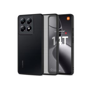   Tech-Protect Magmat szilikon tok - Xiaomi 14T - fekete/átlátszó