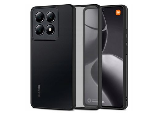 Tech-Protect Magmat szilikon tok - Xiaomi 14T Pro - fekete/átlátszó
