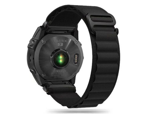 Tech-Protect Nylon Pro Garmin Fenix 3/5X/3HR/5X Plus/6X/6X Pro/7X nylon szíj - fekete