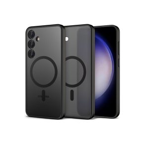   Tech-Protect Magmat Magsafe szilikon tok - Samsung SM-S921 Galaxy S24 - matt fekete