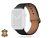 Tech-Protect Leatherfit Apple Watch bőrből készült szíj - 42/44/45/49mm - fekete