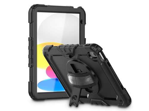 Tech-Protect Solid 360 ütésálló tok - Apple iPad 10.9 (2022)/iPad 11 (2025) - fekete - ECO