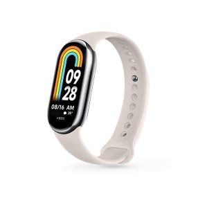  Tech-Protect IconBand - Xiaomi Smart Band 8/9/NFC szilikon szíj - bézs