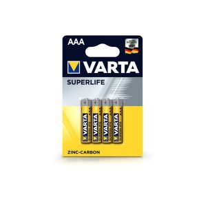 VARTA Super Heavy Duty Zinc-Carbon AAA ceruza elem - 4 db/cs