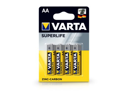 VARTA Super Heavy Duty Zinc-Carbon AA ceruza elem - 4 db/cs
